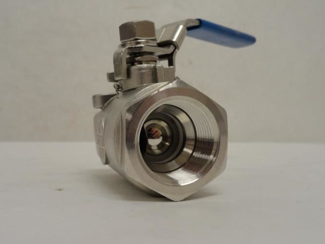MTG- M2007AR-SS; Inline Ball Valve; SS-316; 1NPT; 2000WOG