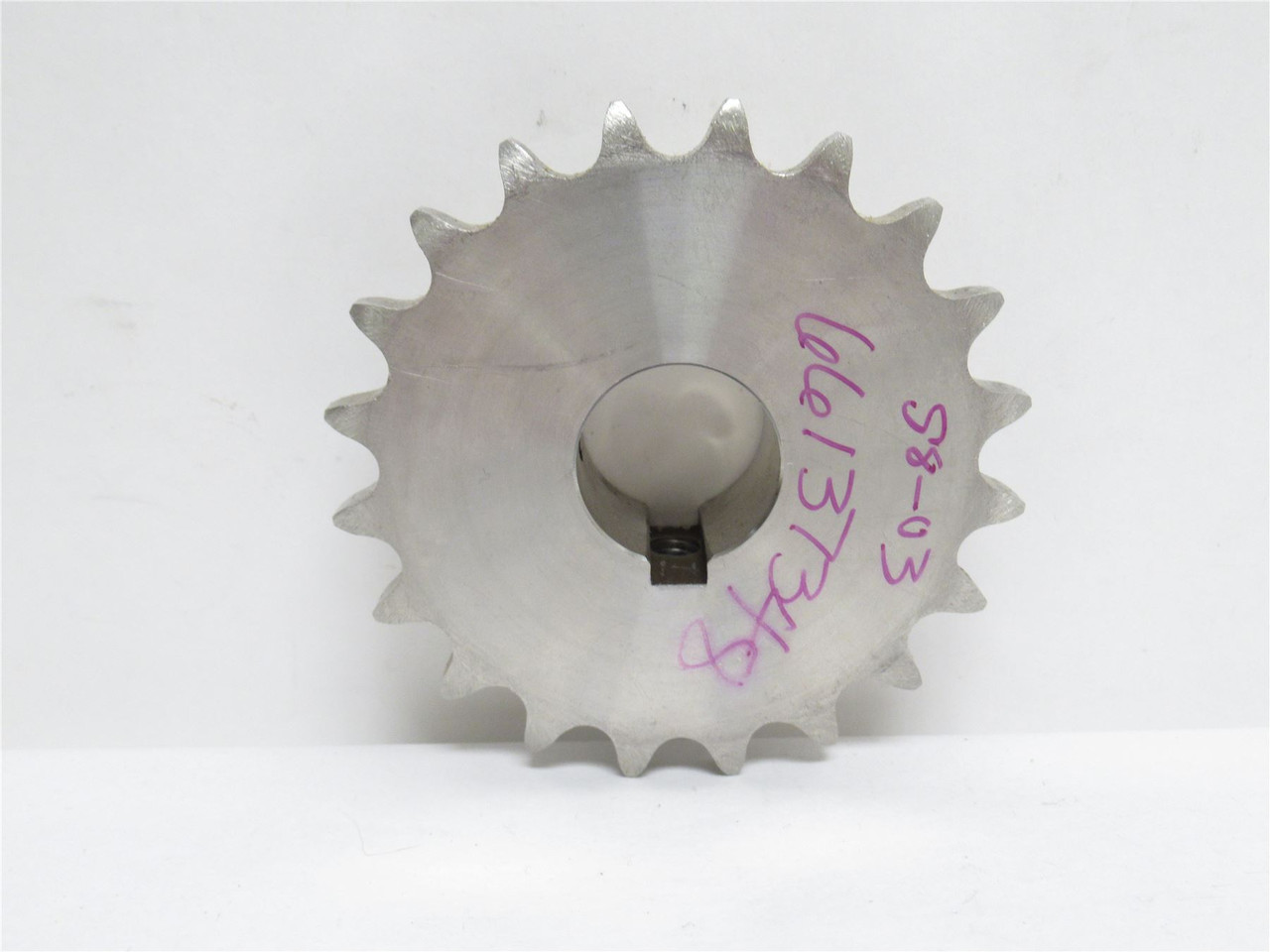 MFG- 50B20SS-1; Sprocket #50; SS; 20 Teeth; 1"ID