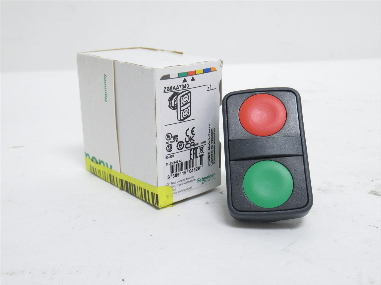 Schneider ZB5AA7340; Non-Illuminated Multi-Head Operator