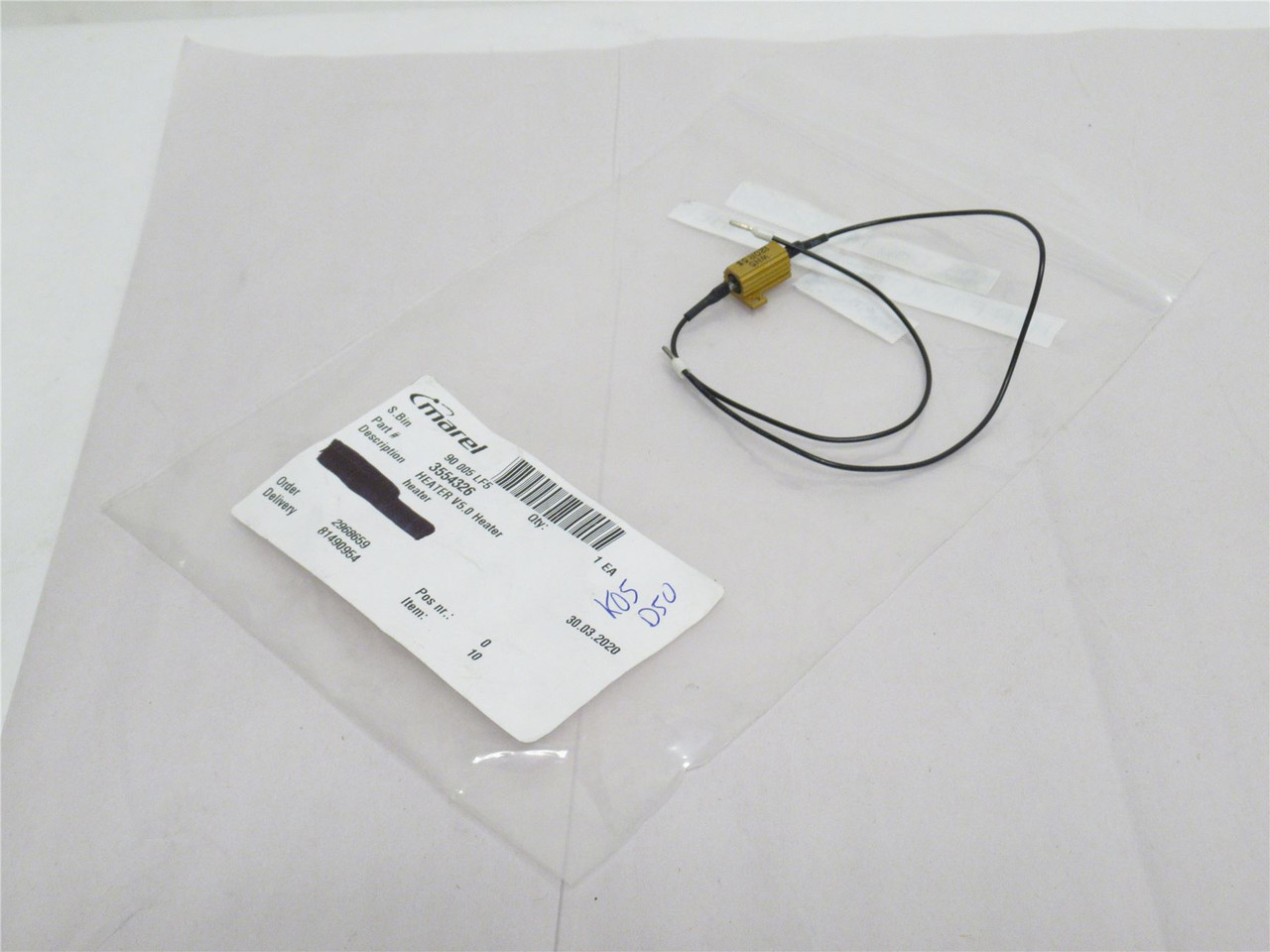 Marel 3554326; Multihead Weigher Heater