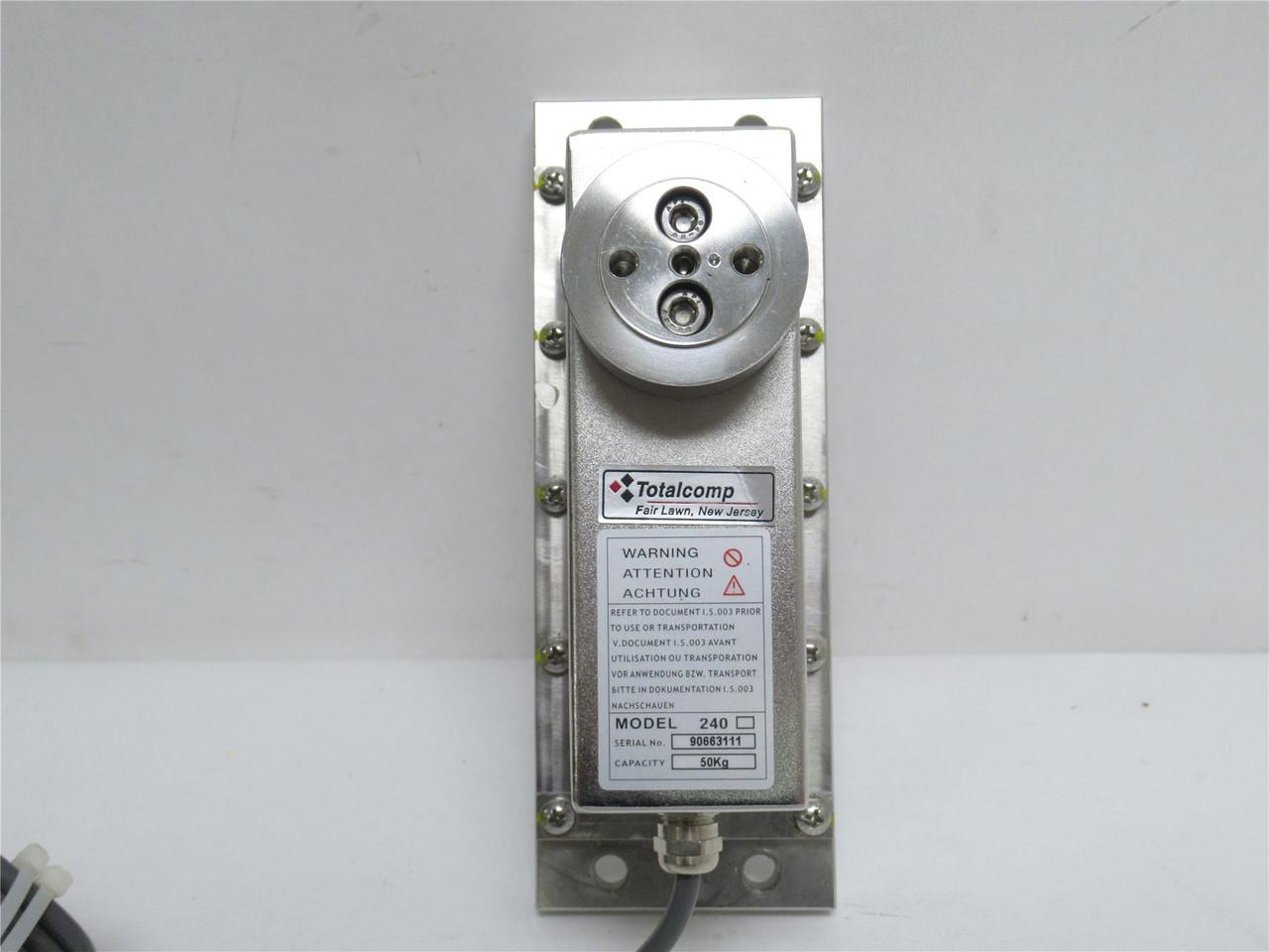 VPG 240-50; Fluid Damped; Single Point Load Cell; 50KG