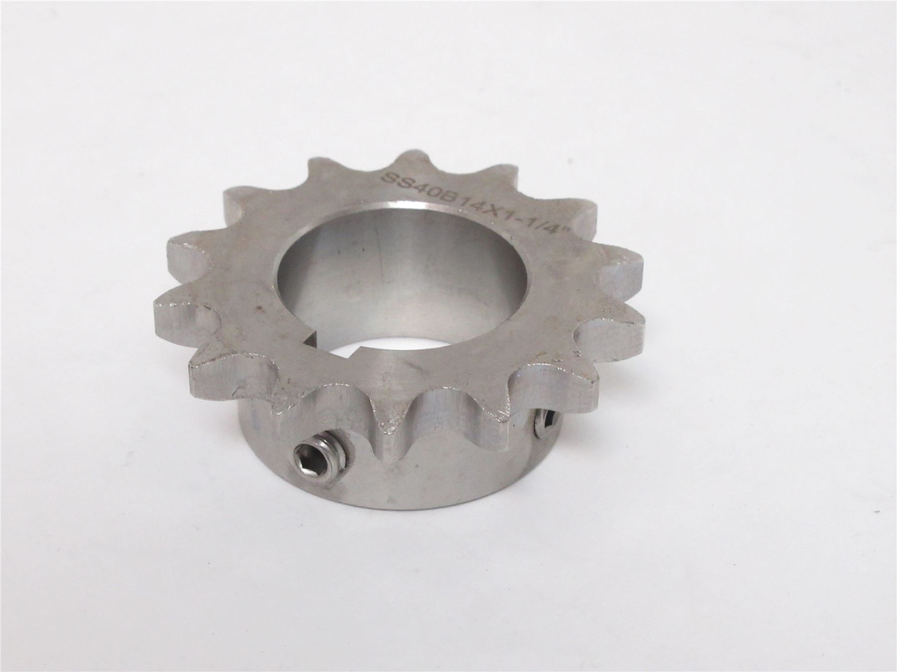 Prime Equipment SS40B14X1-1/4; SS Sprocket #40; 14T 1-1/4"ID