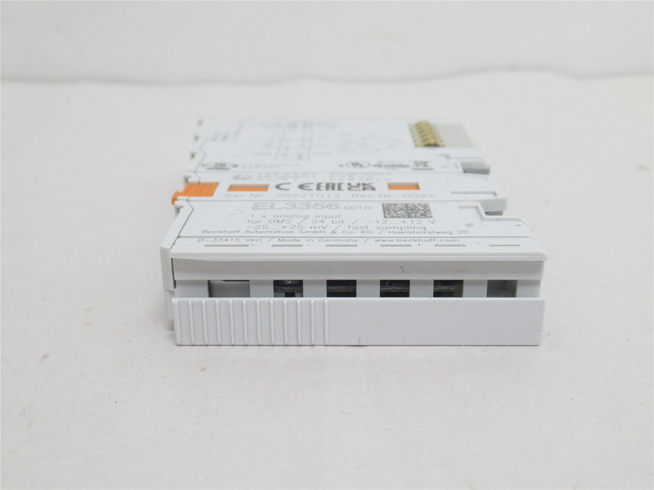 Beckhoff EL3356; EtherCAT Terminal; 1-Channel; 12VDC; 16-Bit