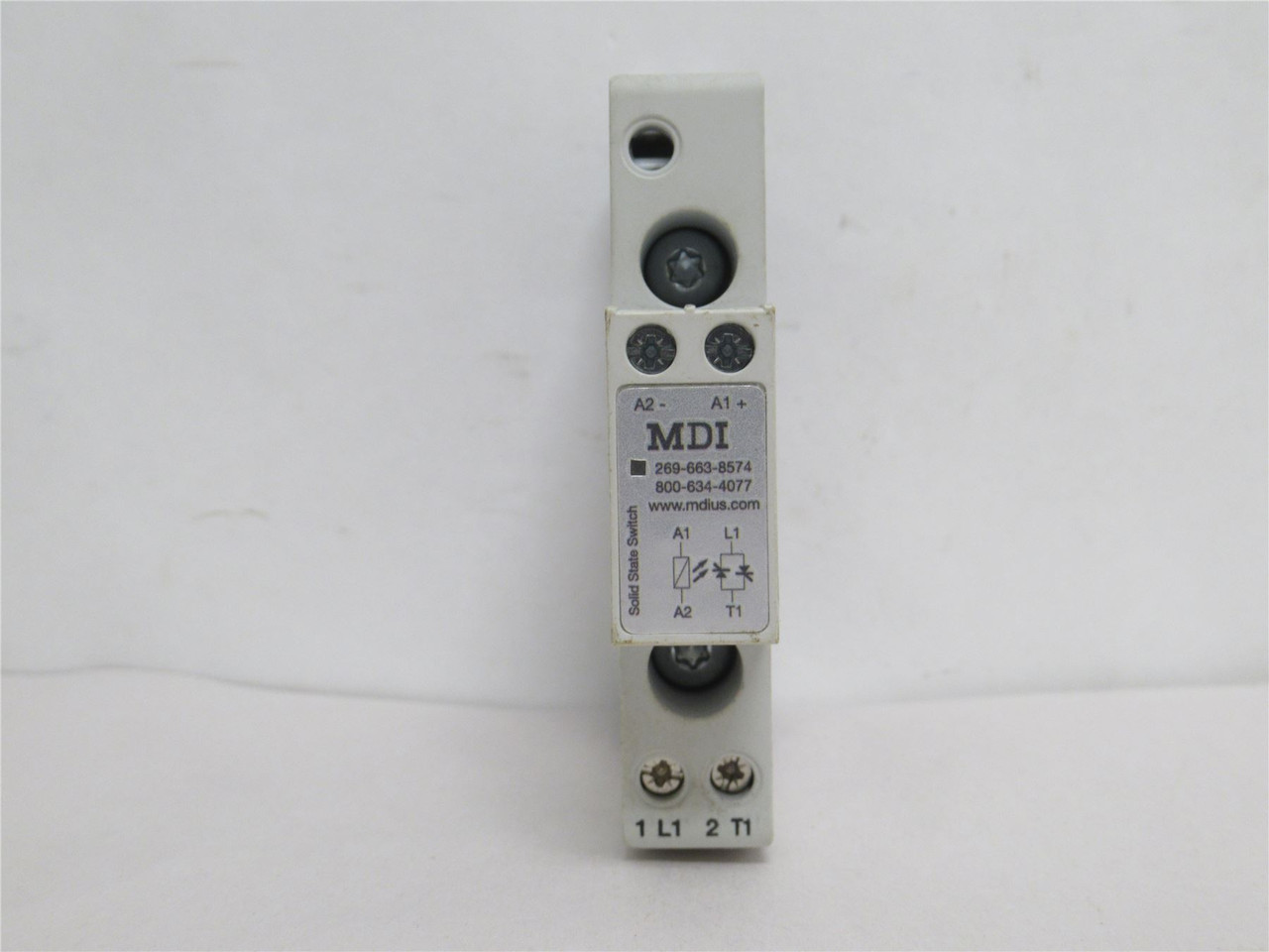 MDI RJ1A60D20U; Solid State Contactor W/Heatsink 20A; 600VAC