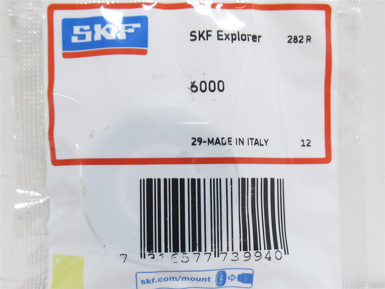 SKF 6000; Ball Bearing 10mmID x 26mmOD x 8mm Wide