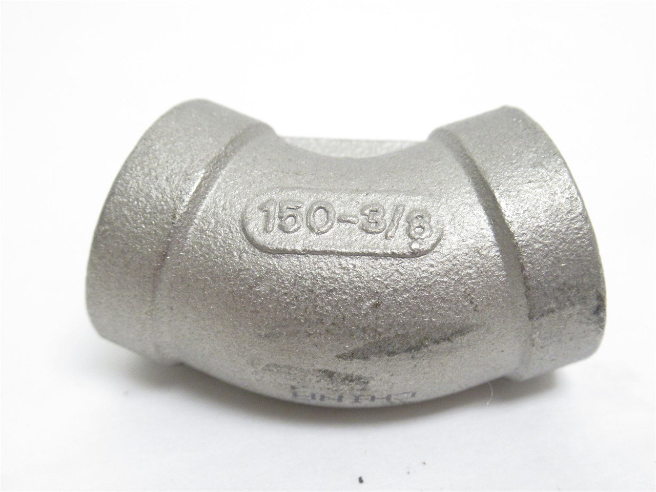 Industry-Std 1LTB4; Lot-2 Pipe Elbows; 45Deg; SS-304; 3/8NPT