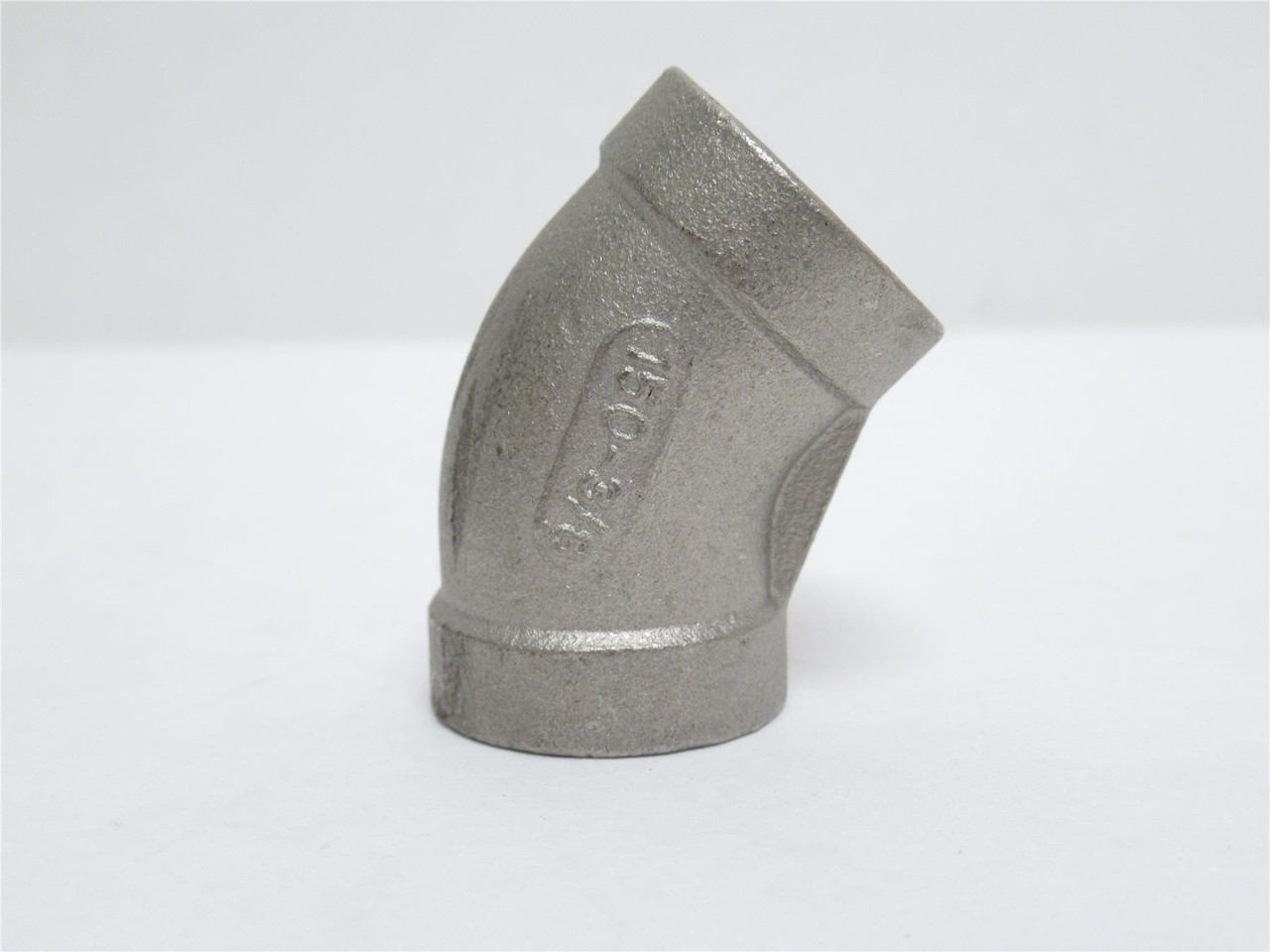 Industry-Std 1LTB4; Lot-2 Pipe Elbows; 45Deg; SS-304; 3/8NPT