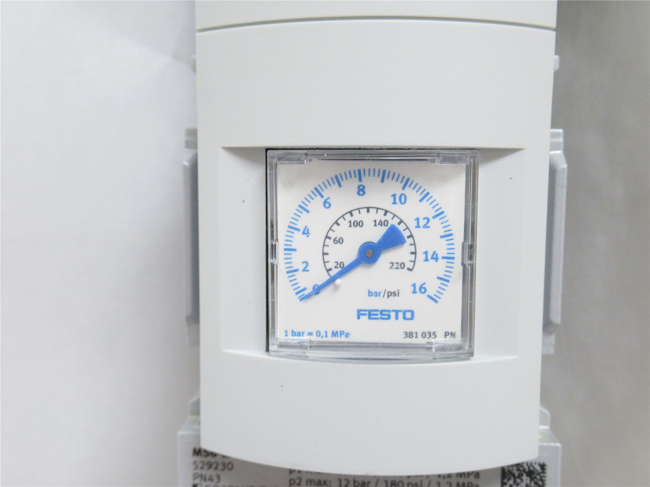 Festo MS6-LFR-3/8-D7-E-R-V-AS; Filter Regulator 529230; 180PSI