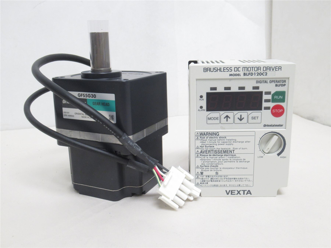 Oriental BLF5120C-30; DC Motor & Speed Controller; 30:1 Ratio