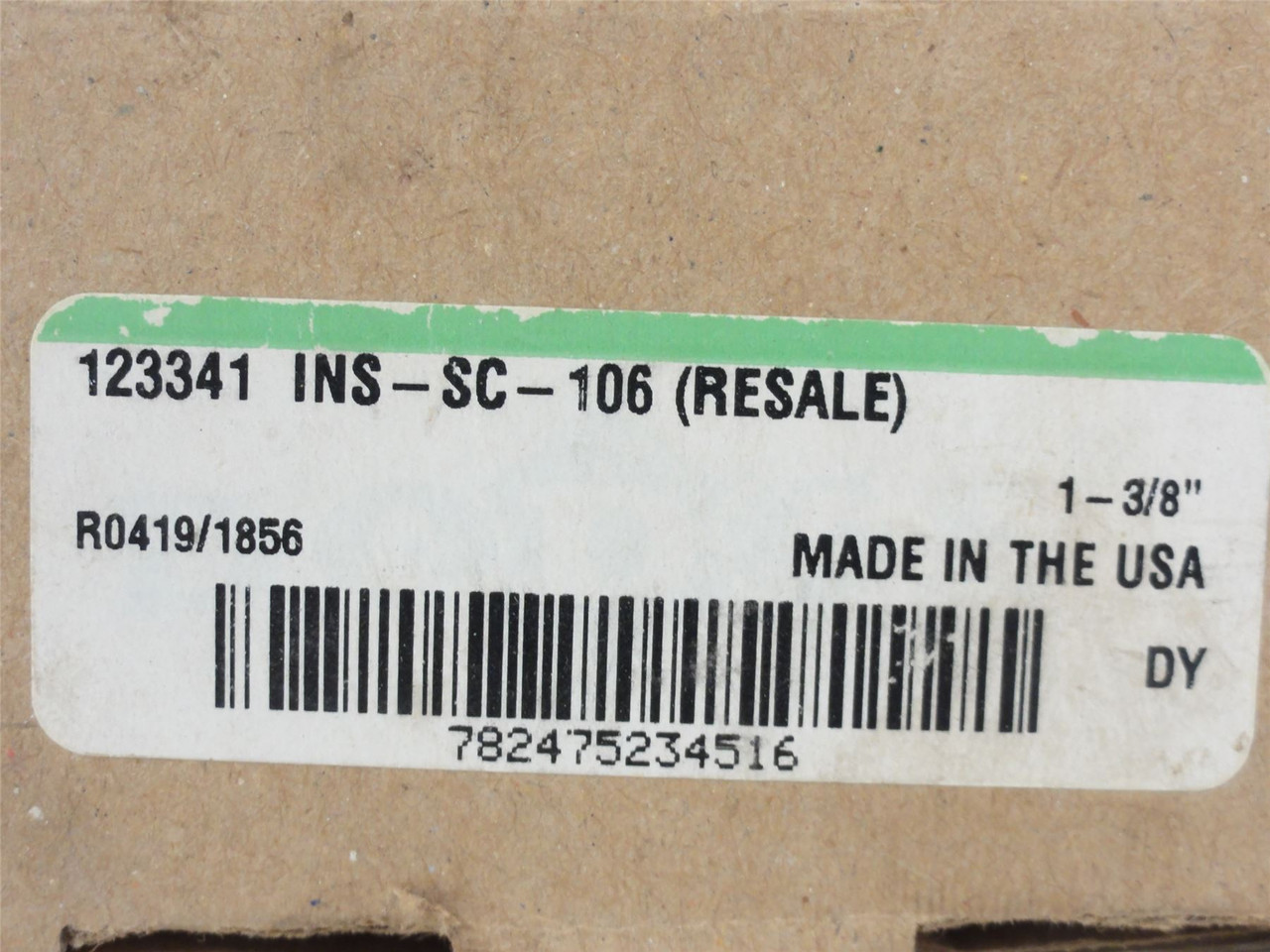 Dodge INS-SC-106; Ball Insert Bearing; 1-3/8" ID; 123341
