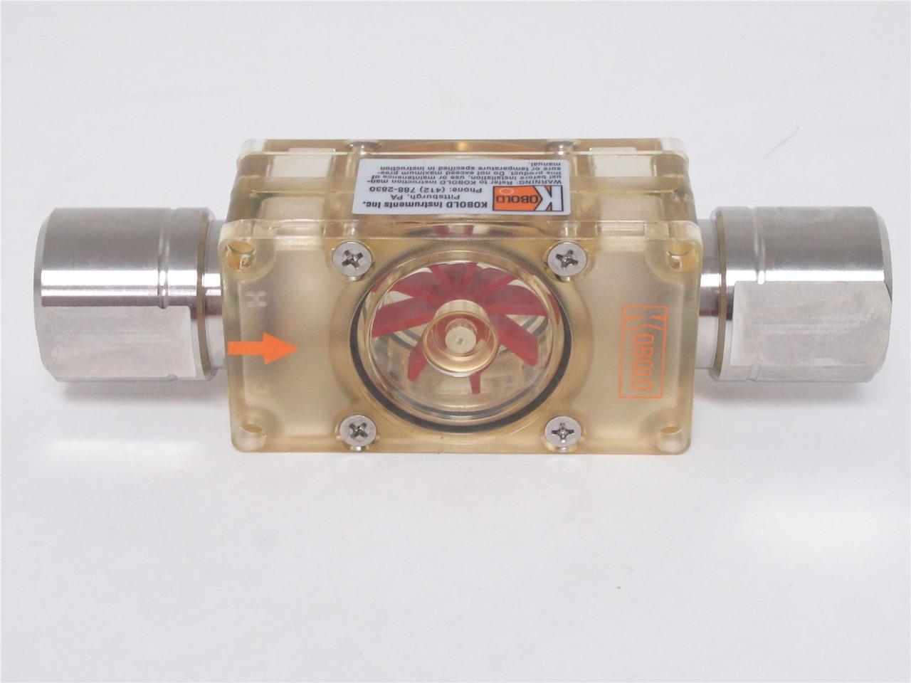 Kobold DAF-5205; Paddle Wheel Flow Indicator; 1/2"NPT; 145PSI