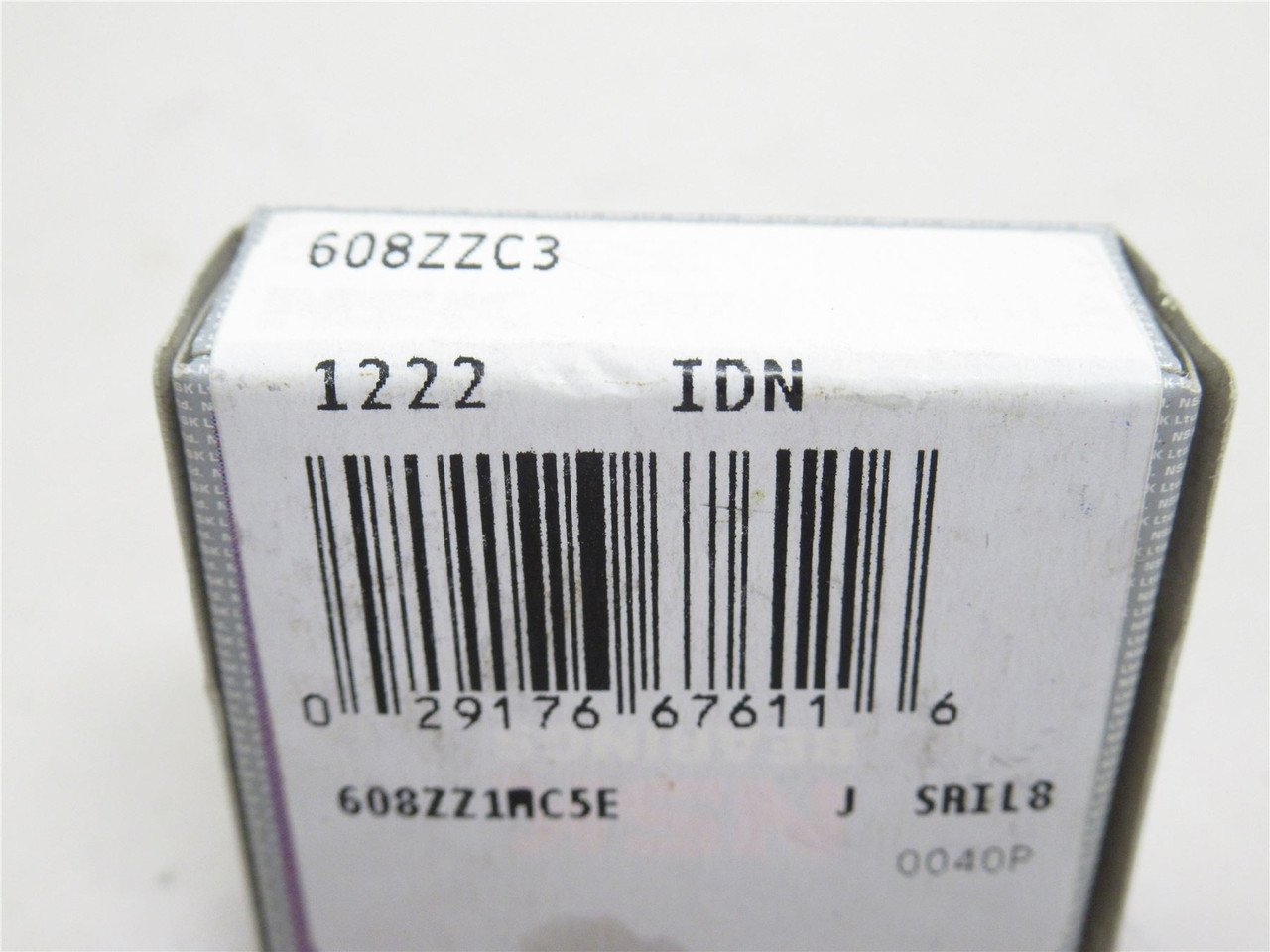 NSK 608ZZC3; Ball Bearing 8mmID x 22mmOD x 7mm Width