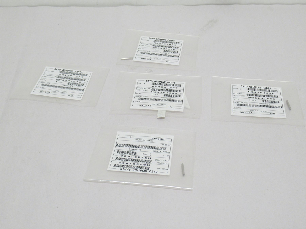 Sato NG2201630; Lot-5; Parallel Pins; 2mmOD x 16mm Long