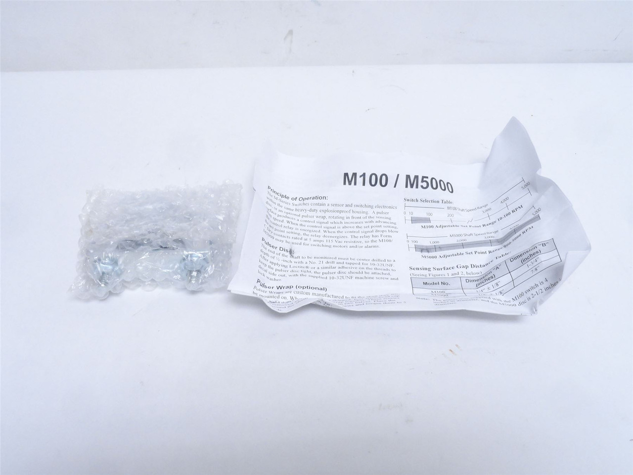 Electro-Sensors M100; Shaft Speed Switch 775-007700; 115VAC