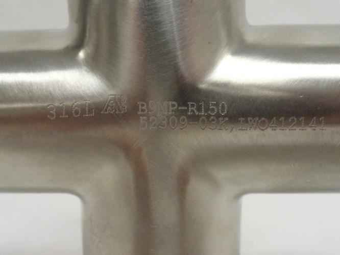 Dixon B9MP-R150; Sanitary Clamp Cross; SS-316; Size: 1-1/2"