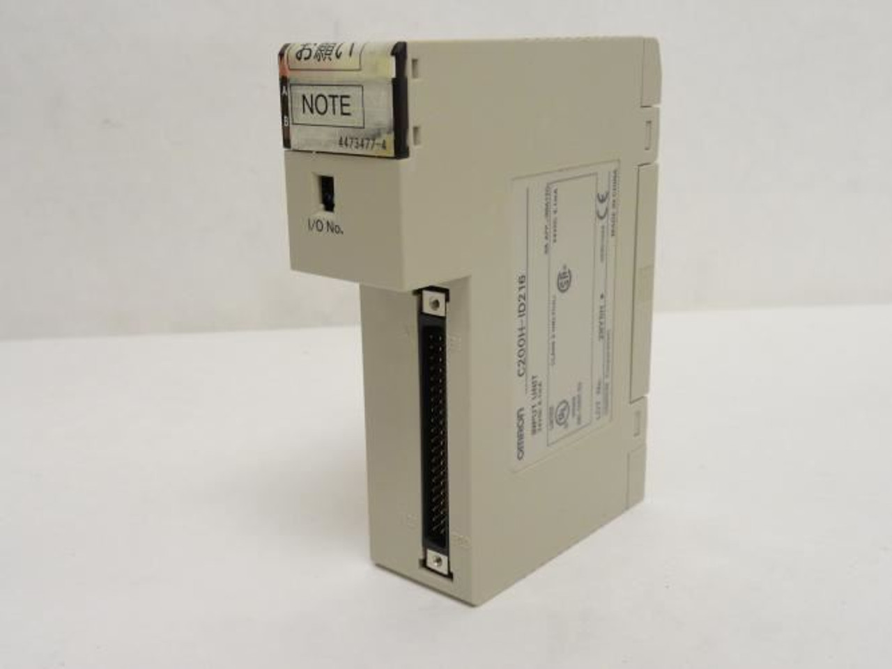 Omron C200H-ID216; Input Unit Module 24vdc; 4.1Ma; 32 Inputs