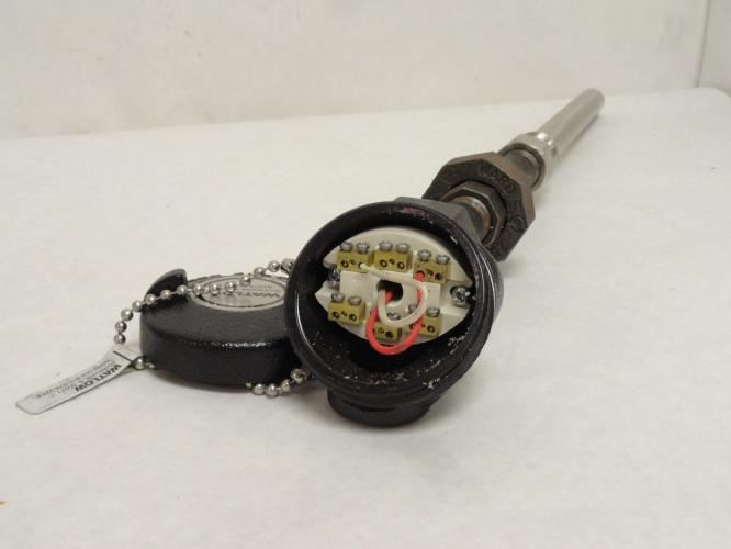 Watlow AT-2003480; Temperature Probe SS; 3/4" OD x 8" Long Shaft