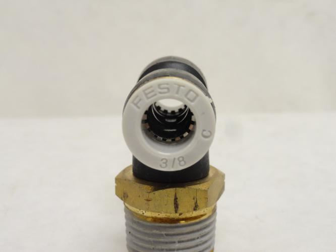 Festo QBT-1/2-3/8-U; Lot-2 T-Fitting 533321; 3/8"Tube x 1/2 NPT