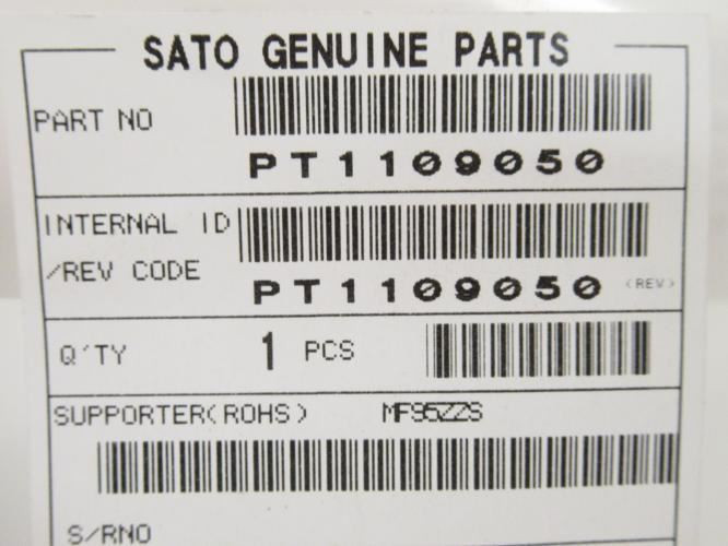 SATO PT1109050; Supporter Roller Bearing For Printer