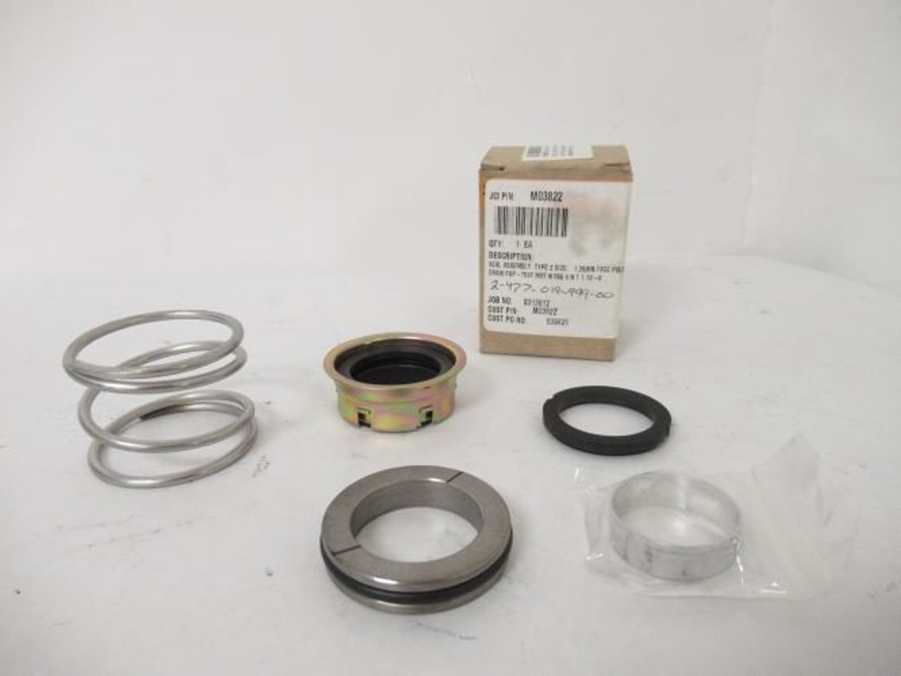 John Crane M03822; Pump Shaft Seal Kit 1.25"ID