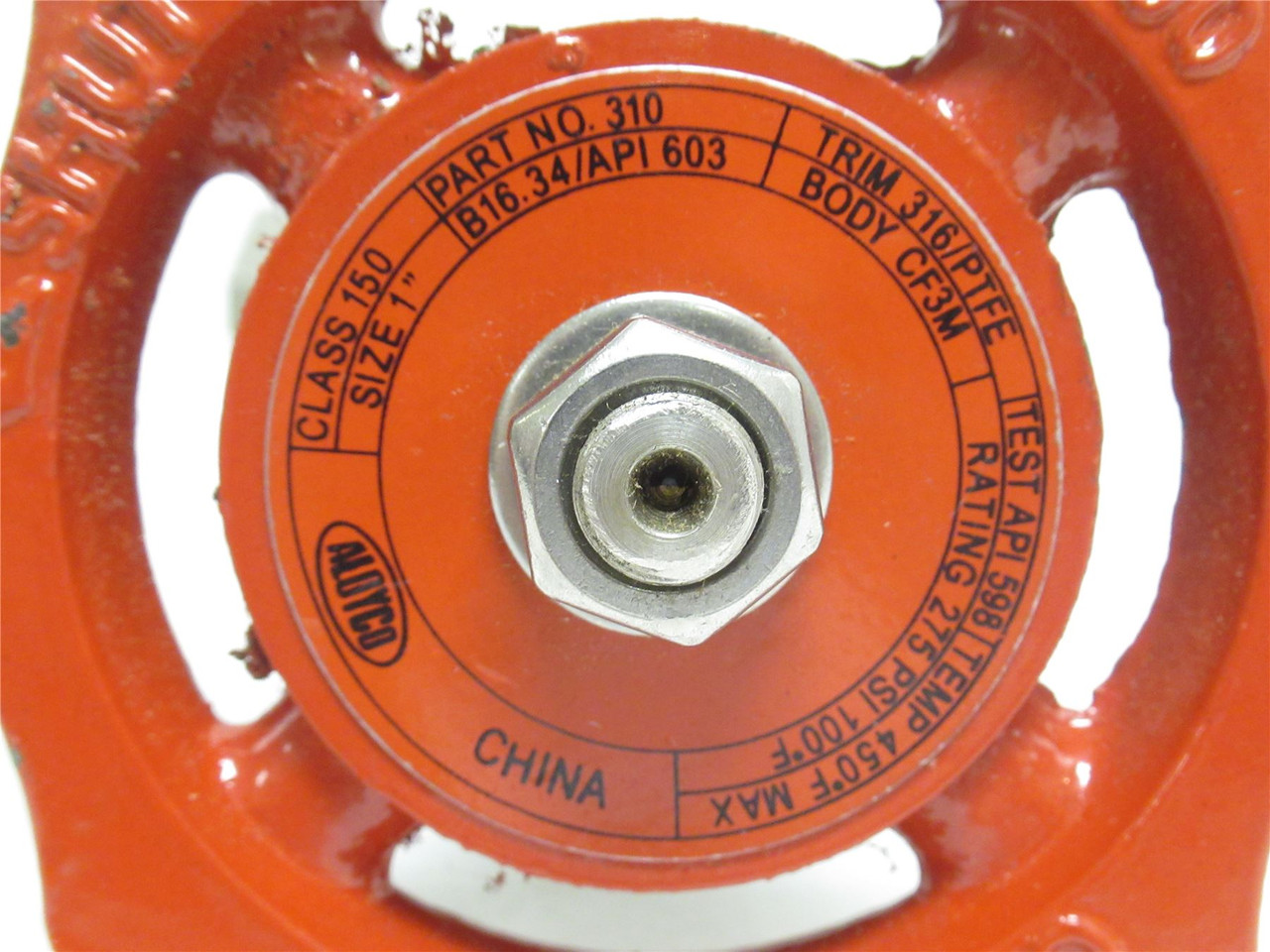 Aloyco 310C02010; Globe Valve; SS-316; 1NPT; Class: 150