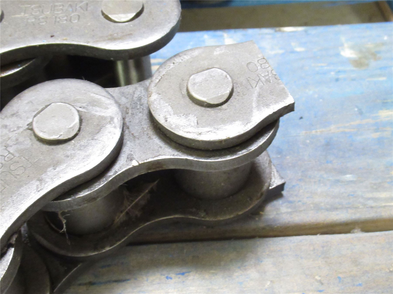 Renold 180A1X9FT; Roller Chain #180 2-Segments; 9'L; Cut-Link