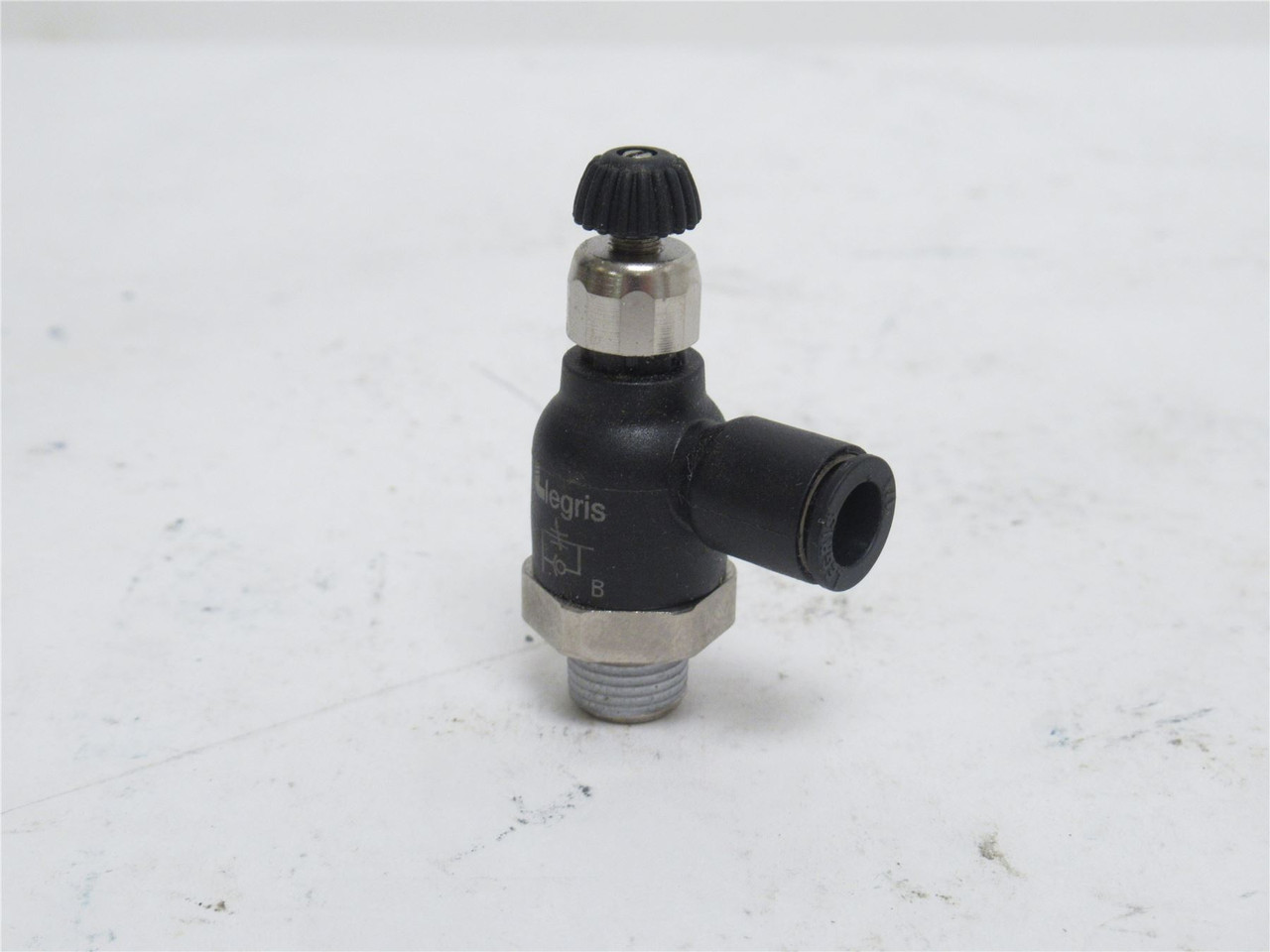 Legris 7065 56 11; Air Flow Control Valve 1/4" Tube x 1/8NPT