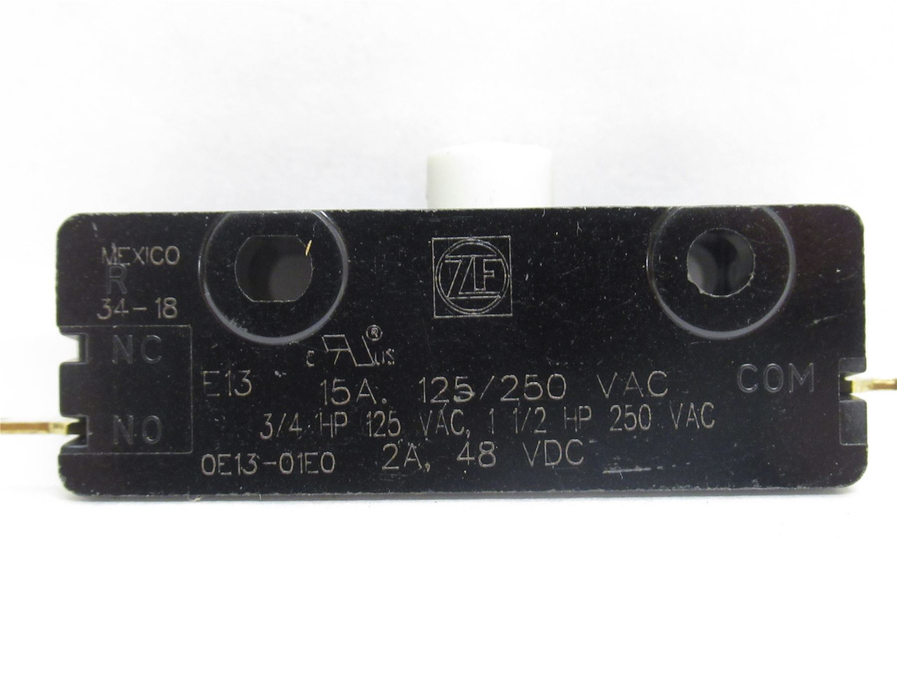 Crown 147014; Forklift Switch Kit 15A; 125/250VAC; 3/4HP