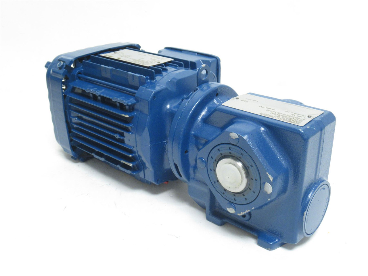 SEW SA37DRN80MK4/DH; AC Gearmotor 13:1 Ratio; 3/4HP; 230/460V