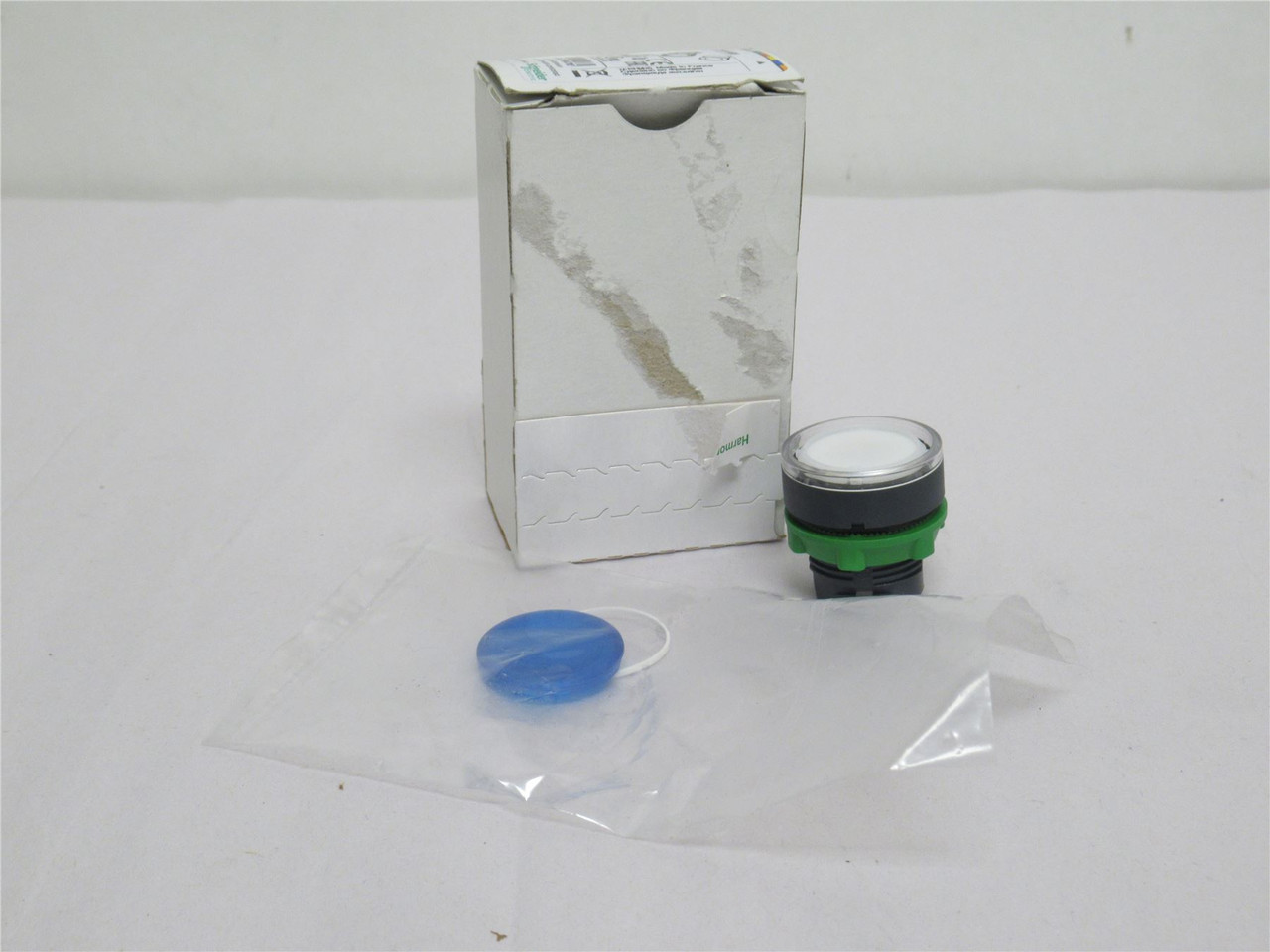 Schneider ZB5AA68; Illuminated Push Button Head; Blue; 22mm