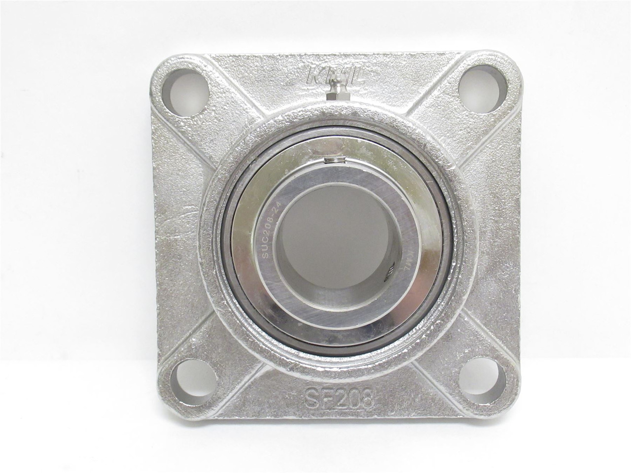 KML SSUCF208-24; Flange Bearing; SS; 1-1/2"ID; 4-Bolt Mount