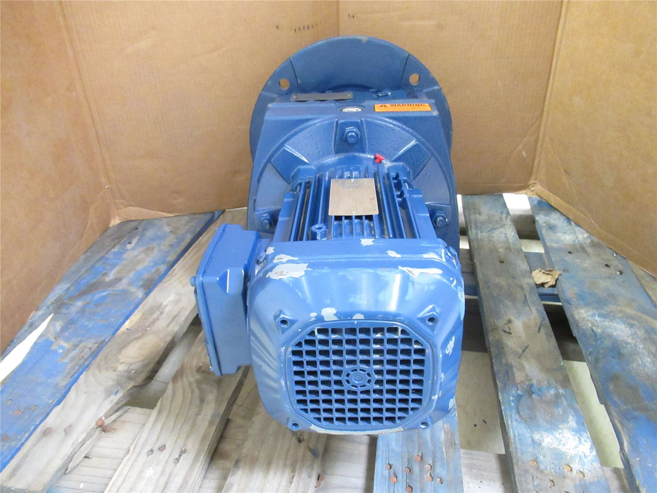 SEW RF87 DRN90L4/DH; AC Gearmotor; 82:1 Ratio; 2HP; 230/460V