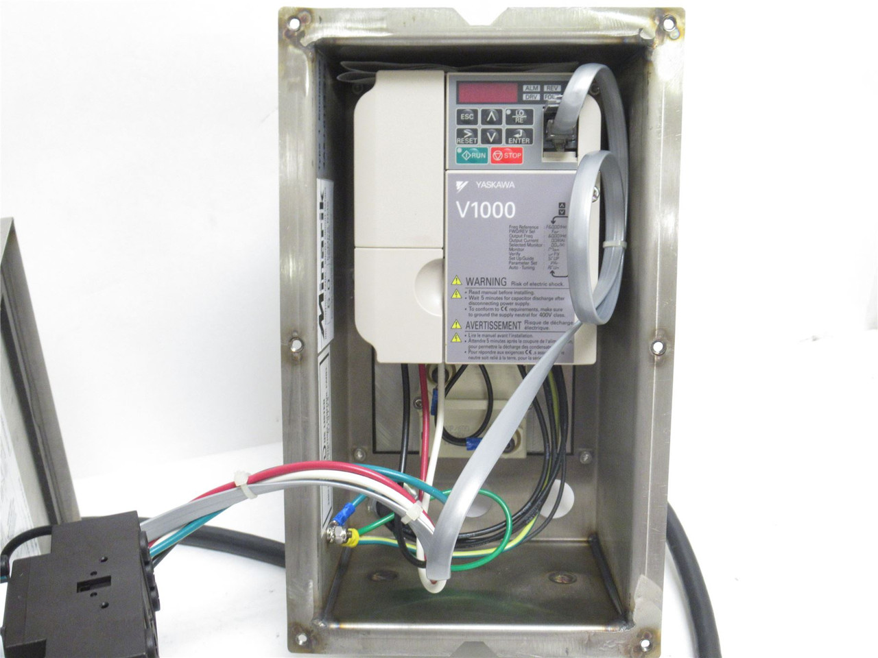 Yaskawa V1000; Vector AC Drive W/SS Enclosure 480V 3HP