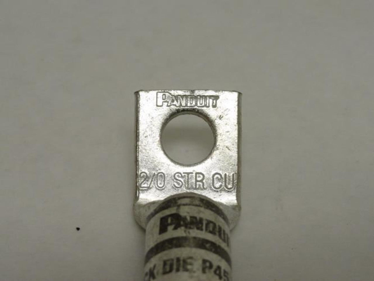 Panduit LCA2/0-38H-X; Copper Compression Lug # 2/0 AWG; 45Deg