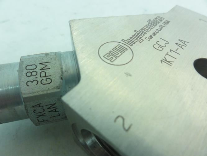 Sun Hydraulics FXCA-LAN-GCJ3.80GPM; Flow Control Valve Assy