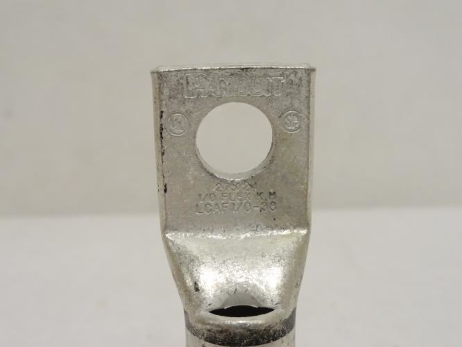 Panduit LCAF1/0-38-X; Crimp Terminal; 3/8" One-Hole; 1/0 AWG