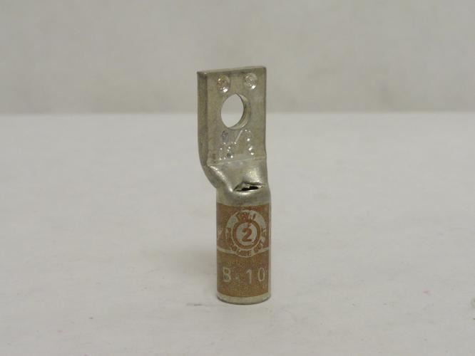 MFG- 2CUS/14; Copper Crimp Connector 1/0AWG; 1/4" Stud