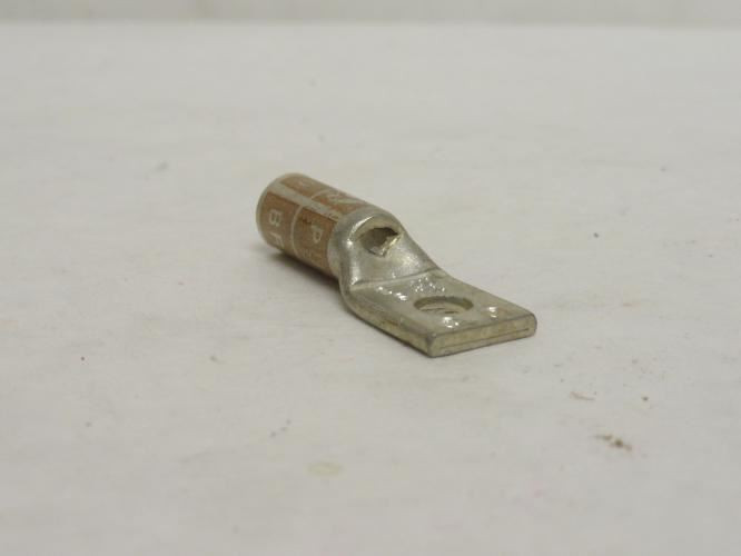 MFG- 2CUS/14; Copper Crimp Connector 1/0AWG; 1/4" Stud