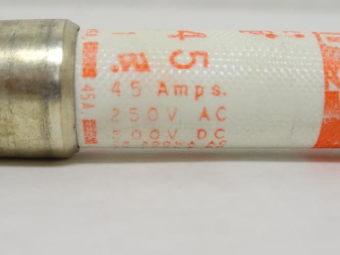Ferraz A2Y45-1; Amp-Trap Fuse; 45A; 250VAC; 500VDC; Type: 1
