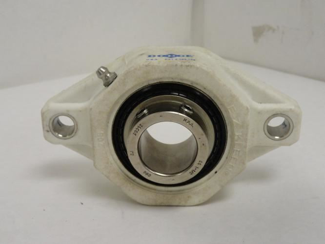 Dodge F2B-SCEZ-102-P; Flange Bearing; 1-1/8"ID; 2-Bolt; Polymer