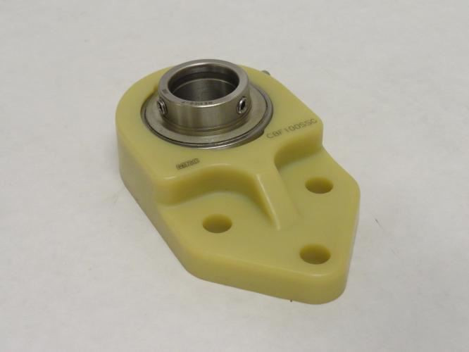 MRC CBF100SSG; Bracket Flange Bearing; 1"ID; Three Bolt