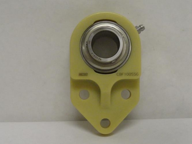 MRC CBF100SSG; Bracket Flange Bearing; 1"ID; Three Bolt
