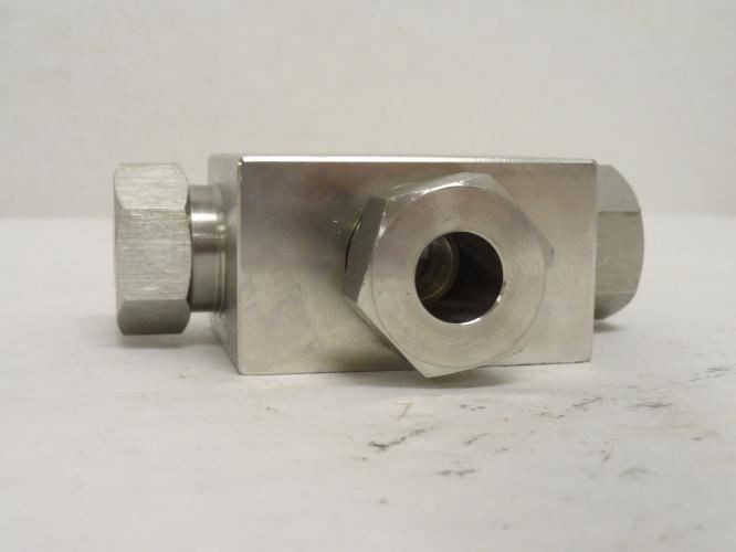 JBT 30-0018; Valve; SS-316; 60;000PSI; 1-1/8" BSPT