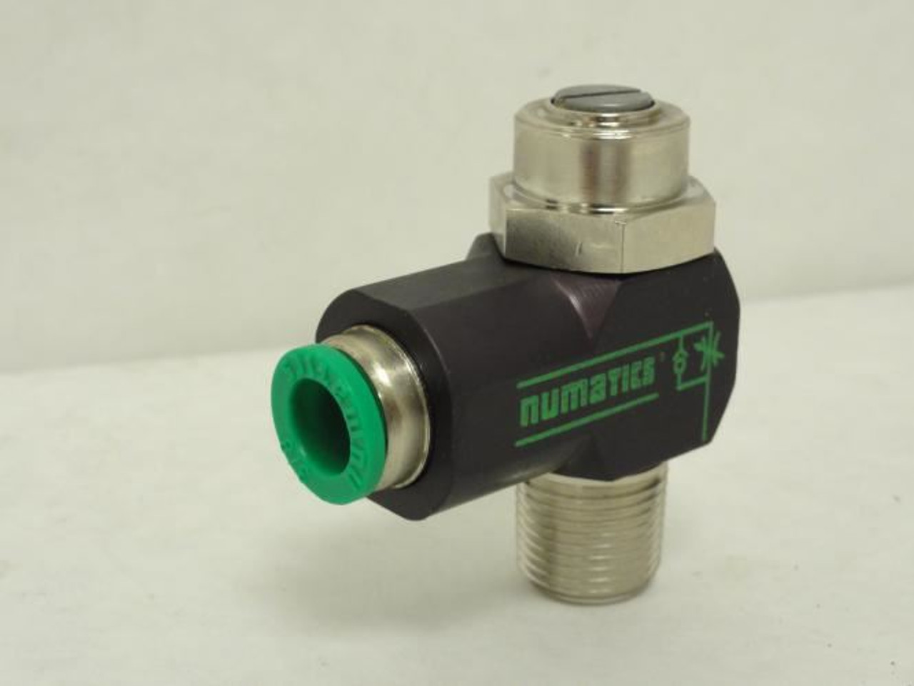 Numatics 3FPRN12; Flow Control Valve 3/8" NPT to 3/8" (# 6) Tube