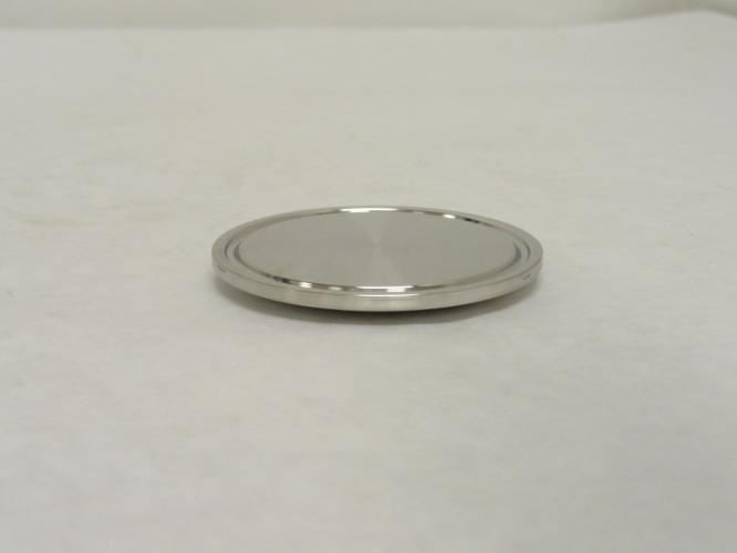 Industry-Std 11A393; Sanitary Solid End Cap; SS-316; Size 2"
