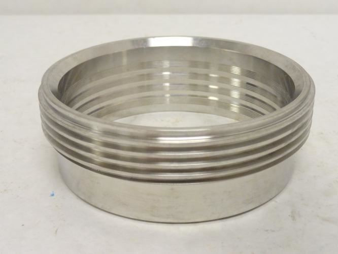 Industry-Std 13Y401; Threaded Long Ferrule; SS-304; Size: 4"