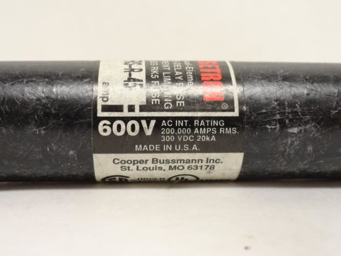 Bussmann FRS-R-45; Dual Element Time Delay Fuse 45 Amp; 600VAC