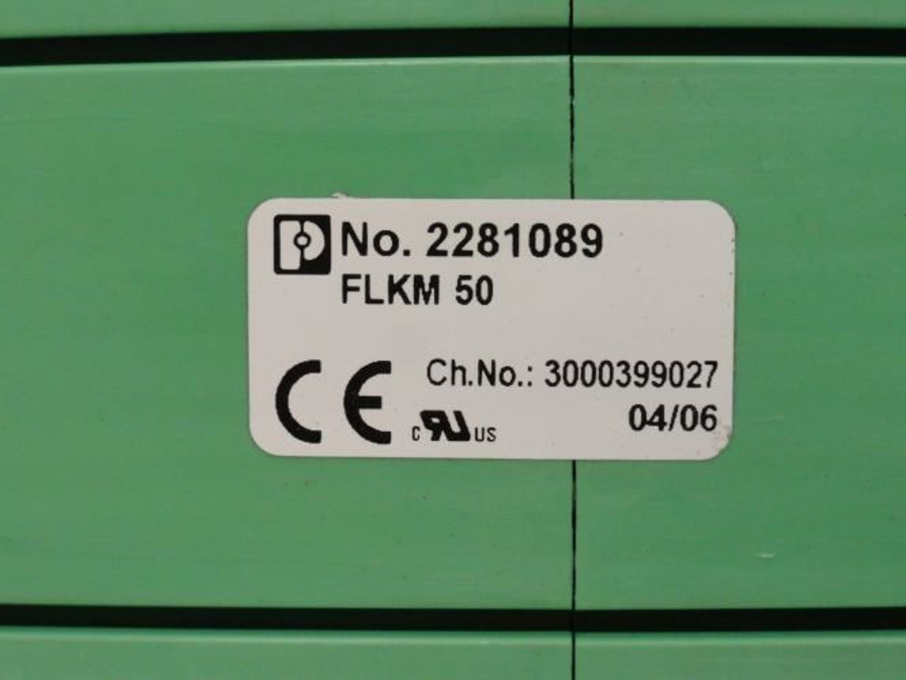 Phoenix Contact 2281089; Terminal Block FLKM 50; 1A 125V Nominal