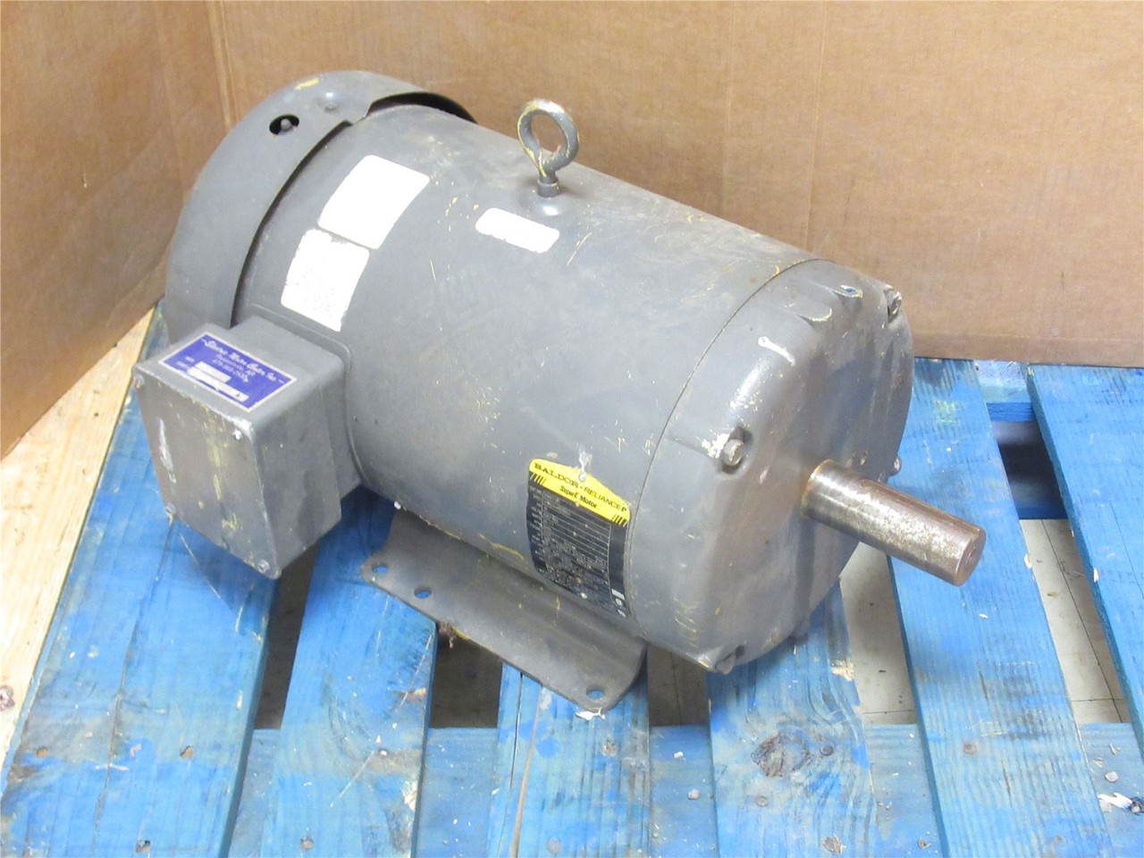 Baldor EM3713T; AC Motor; 15HP; 208-230/460V; 3500RPM; 3PH