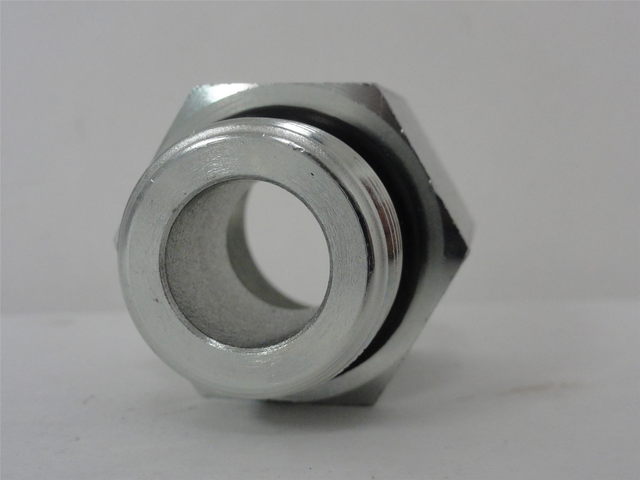 Parker 12-3/4 F5OG-S; Pipe Fitting 3/4" NPT x 3/4" SAE-ORB